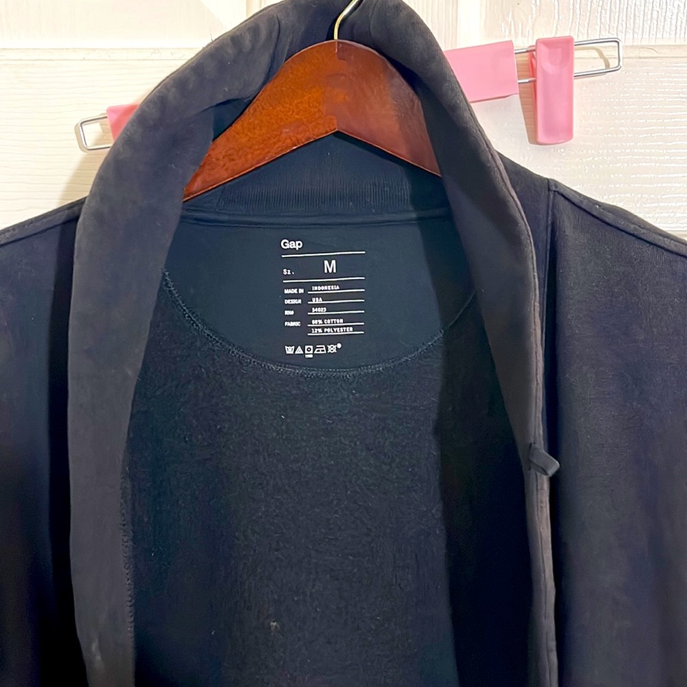 Men’s Gap Black Brown Cardigan Size M - Picture 4 of 7